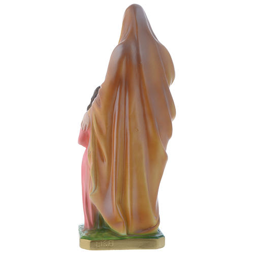 St. Anne statue in plaster, mother-of-pearl effect 30 cm 4