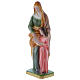 St. Anne statue in plaster, mother-of-pearl effect 30 cm s2
