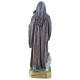 Statua San Benedetto 30 cm gesso madreperlaceo s4