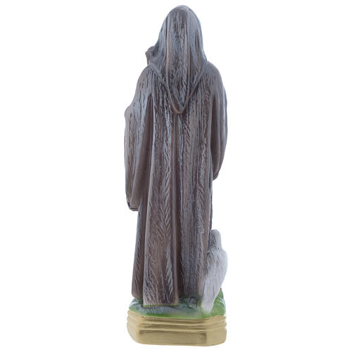 Saint Benedict 11.8 Inch pearlescent plaster statue 4