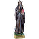 Saint Benedict 11.8 Inch pearlescent plaster statue s1
