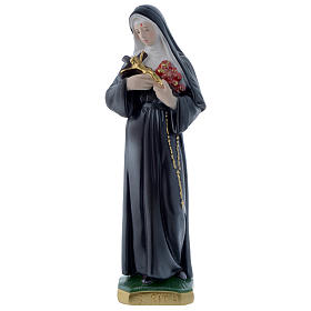 Saint Rita 12 inch statue plaster mother of pearl