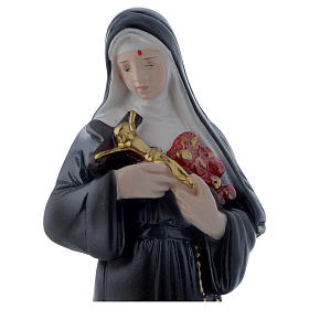 Saint Rita 12 inch statue plaster mother of pearl