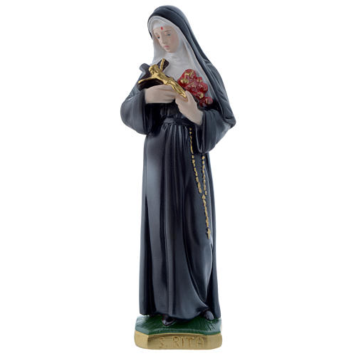 Saint Rita 12 inch statue plaster mother of pearl 1