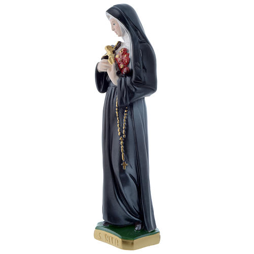 Saint Rita 12 inch statue plaster mother of pearl 3