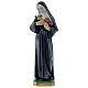 Saint Rita 12 inch statue plaster mother of pearl s1