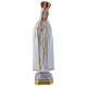 Our Lady of Fatima statue in plaster, mother-of-pearl effect 36 cm s1