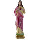 Sacred Heart of Jesus 20 inch Statue plaster mother of pearl s1