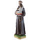 Saint Anthony of Padua statue in plaster, mother-of-pearl effect 50 cm s4