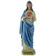 Statua Sacro Cuore di Maria 60 cm gesso madreperlaceo s1