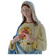 Figura Niepokalane Serce Maryi 60 cm gips wyk. perłowe s2