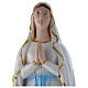 Statue Notre-Dame de Lourdes 60 cm plâtre nacré s2