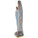 Statua Madonna di Lourdes 60 cm gesso madreperlaceo s3