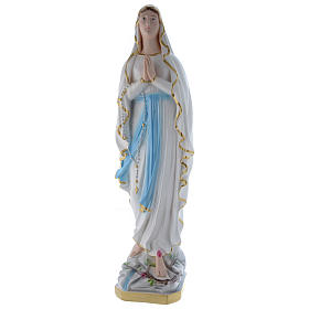 24 inch Our Lady of Lourdes Statue plaster mother of pearl