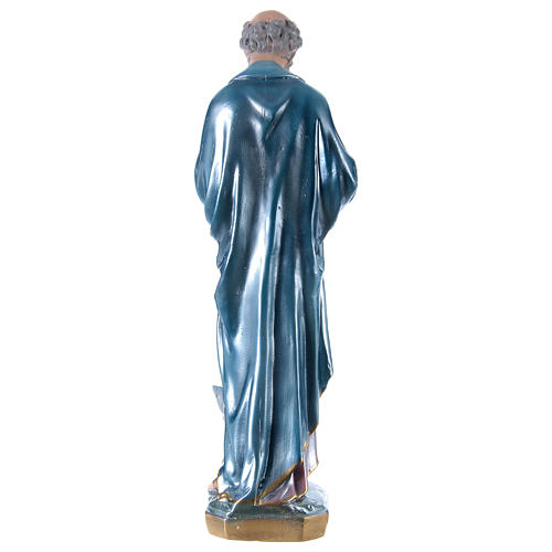 St Peter 60 cm in mother-of-pearl plaster 5