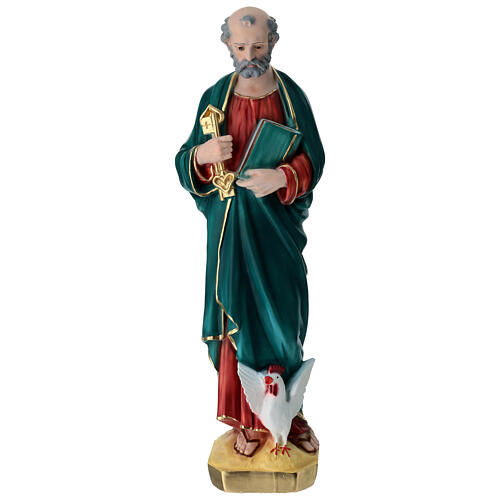 Statua in gesso San Pietro 60 cm 1