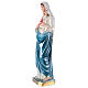 Estatua de yeso nacarado Sagrado Corazón de María 60 cm s3