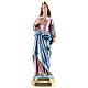 Saint Lucy, pearlized plaster statue 40 cm s1