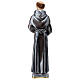 Saint Francis of Assisi, pearlized plaster statue 40 cm s8