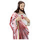 Estatua de yeso Sagrado Corazón de Jesús 50 cm nacarado s4