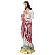 Statua in gesso Sacro Cuore di Gesù 50 cm madreperlato s3