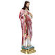 Statua in gesso Sacro Cuore di Gesù 50 cm madreperlato s5