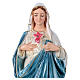 Virgin Mary 50 cm in mother-of-pearl plaster s2