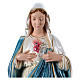 Virgin Mary 50 cm in mother-of-pearl plaster s6