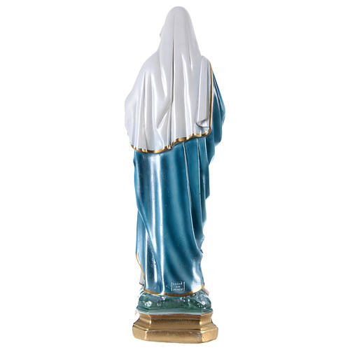 Statue Marie plâtre nacré 50 cm 9
