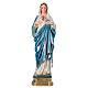 Hail Mary, pearlized plaster statue 50 cm s1