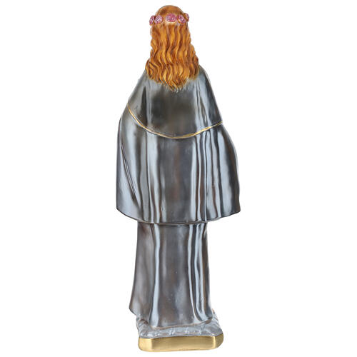 Statue en plâtre nacré Sainte Rosalie 50 cm 5