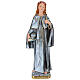 Statue en plâtre nacré Sainte Rosalie 50 cm s1