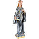 Statue en plâtre nacré Sainte Rosalie 50 cm s3