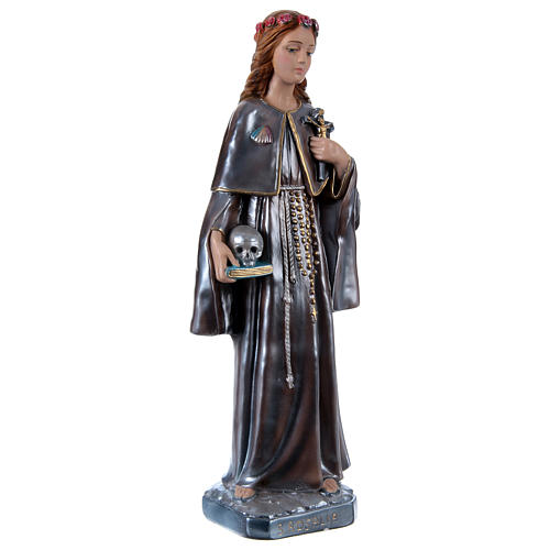 Saint Rosalie, plaster statue 50 cm 4