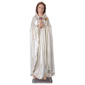 Saint Mary Rose Mystica statue in pearlized plaster 50 cm