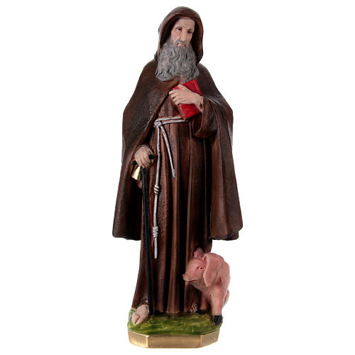Saint Anthony the Abbot Statue, in plaster, 60 cm 1
