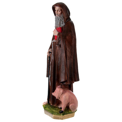 Saint Anthony the Abbot Statue, in plaster, 60 cm 3