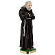 Statue Padre Pio 55 cm plâtre s5