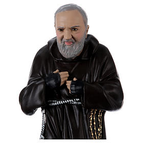 Imagens em Gesso: Imagem Padre Pio 55 cm gesso