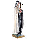 St Theresa in 60 cm in mother-of-pearl plaster s4