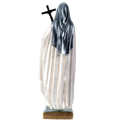 St. Teresa Statue, 60 cm in mother of pearl plaster 5