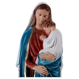 Imagens em Gesso: Virgem com o Menino gesso 60 cm