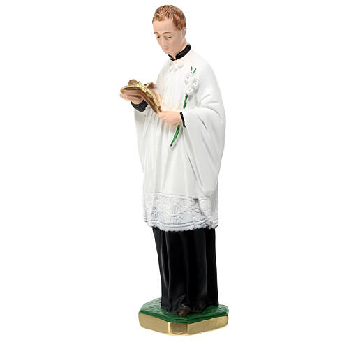 Statua San Luigi Gonzaga gesso h 30 cm 2