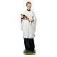 Saint Louis Gonzaga statue, 30 cm in plaster s1