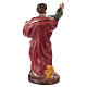 Figura z gipsu ręcznie malowana Święty Paweł z wężem 25 cm s4