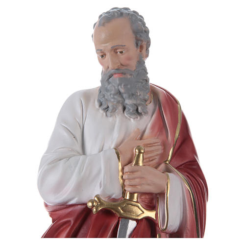 Święty Paweł gips malowany ręcznie 35 cm 2