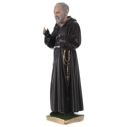Estatua de yeso Padre Pío 30 cm 3