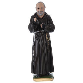 Statue en plâtre Padre Pio 30 cm