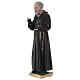 Statue en plâtre Padre Pio 30 cm s3