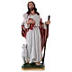 Jesus the Good Shepherd 30 cm in plaster s1